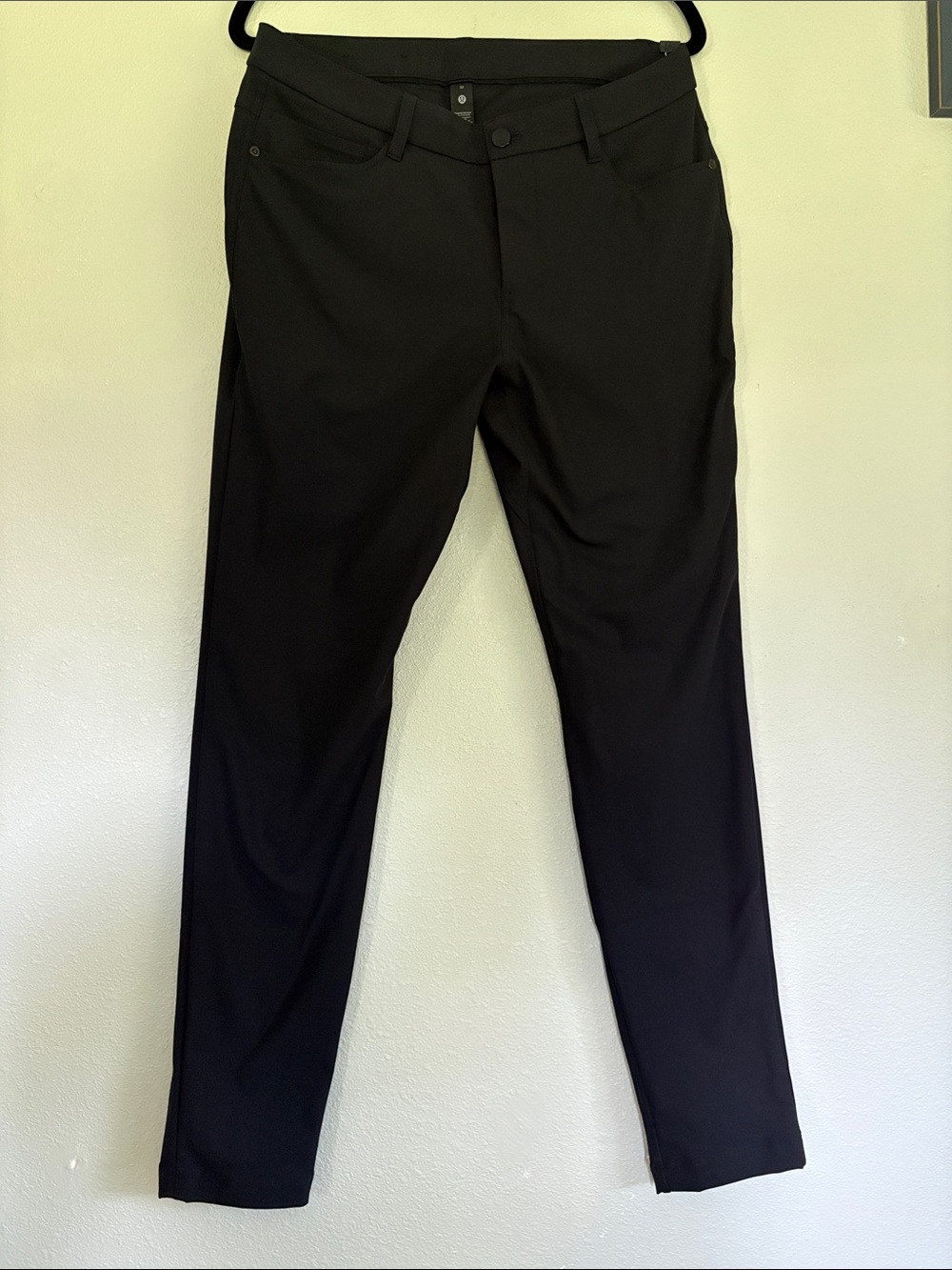 NWOT Lululemon Men’s ABC Skinny Fit 5-Pocket Warpstream Black Pant 32x31